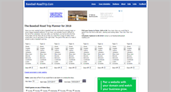 Desktop Screenshot of baseball-roadtrip.com
